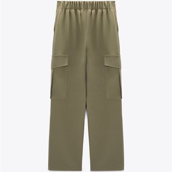 STRAIGHT LEG CARGO PANTS - Picture 4 of 10